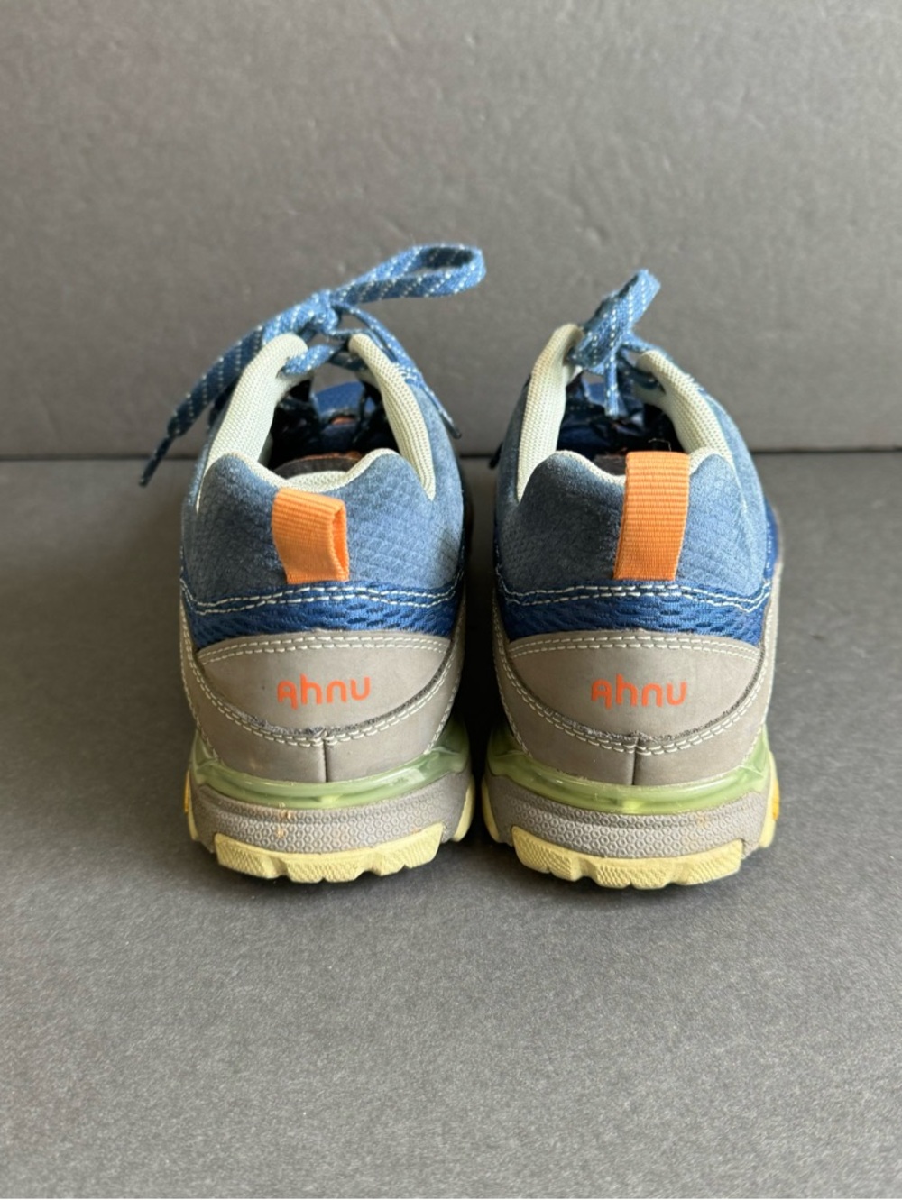 Ahnu‎ Sugarpine Hiking Shoes Waterproof Sneakers Vibram Blue Womens 8.5 - Picture 7 of 10